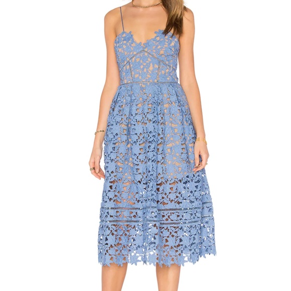 Self-Portrait Dresses & Skirts - Self Portrait Azaelea Guipure Lace Midi Dress